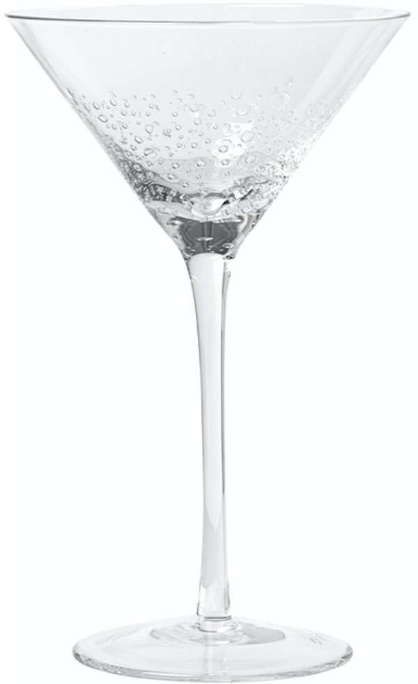 Martini- og cocktailglas Broste Copenhagen Bubble klart glas 20 cl Ø11,5 x H18,9 cm